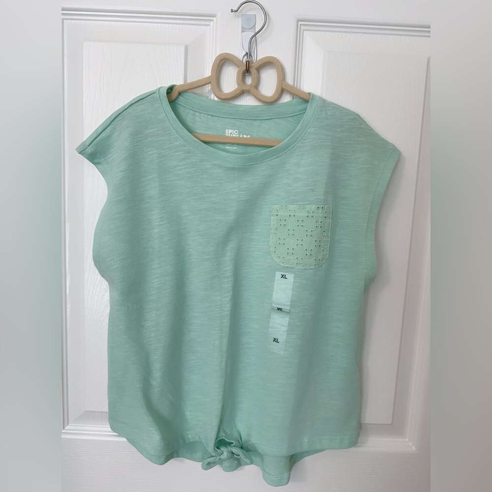 Epic Threads Kids Light Green Short Sleeve Tee